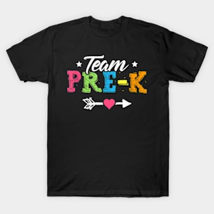 Team Pre-K  PreSchool Teacher Student Back To School T-Shirt